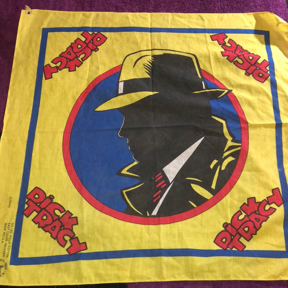 Vintage Dick Tracy Bandanna